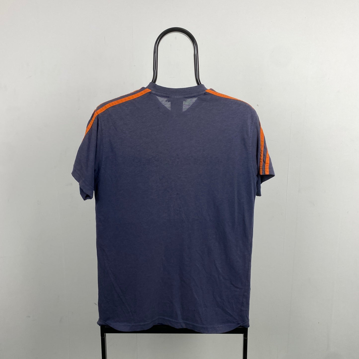 90s Adidas T-Shirt Blue Medium