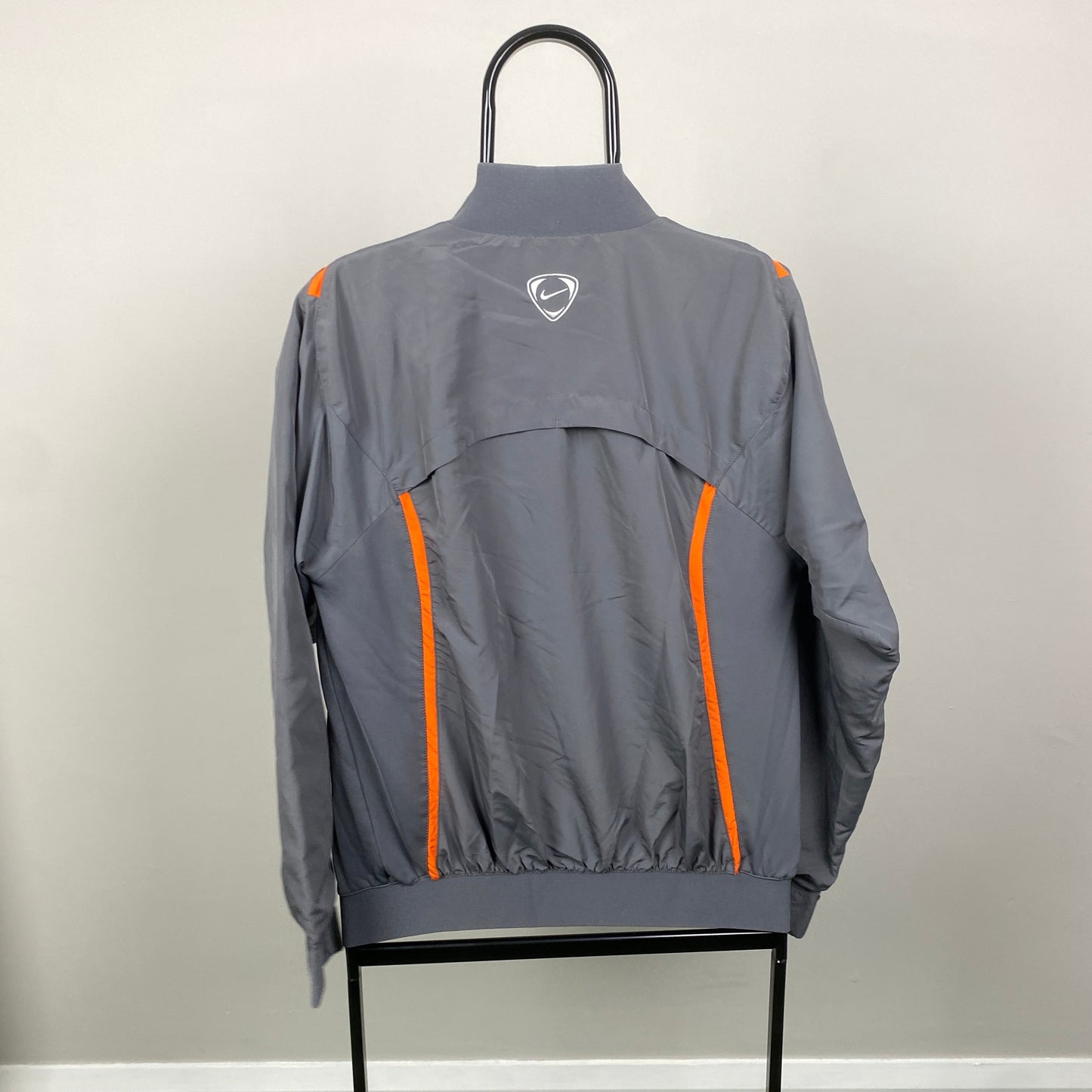 00s Nike Valencia Windbreaker Jacket Grey Small
