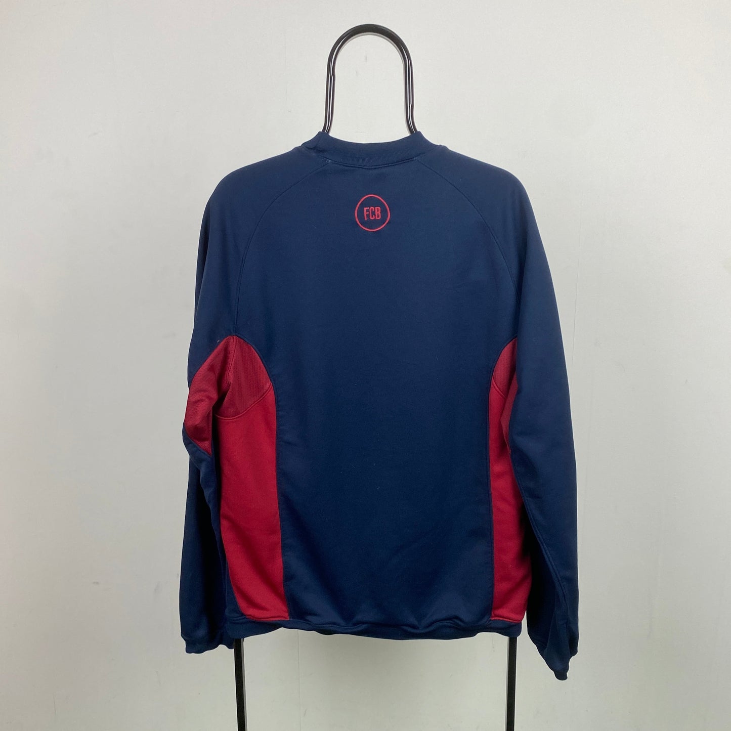 90s Nike Barcelona Sweatshirt Blue Medium