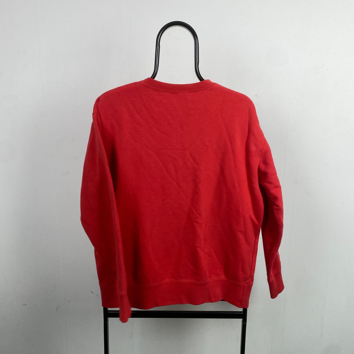 Retro United Colors Of Benetton Sweatshirt Red Medium