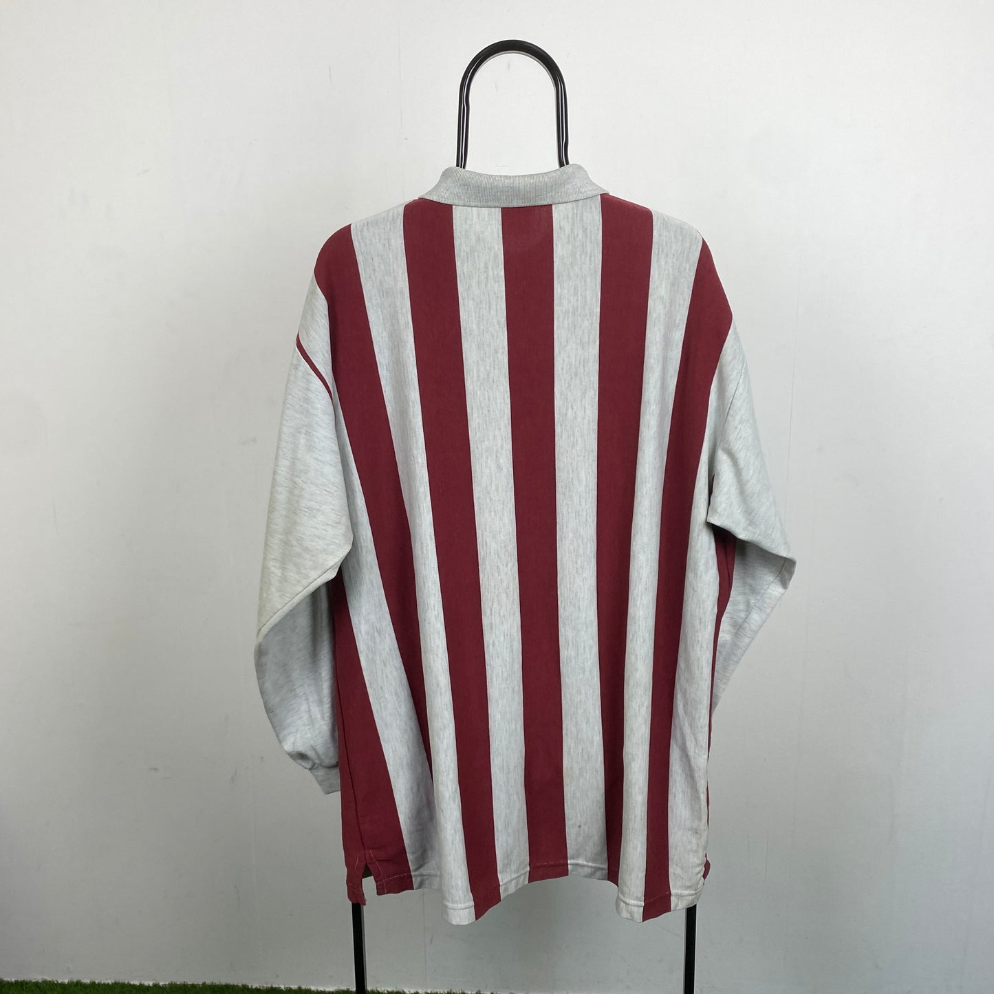 90s Adidas Rugby Sweatshirt Red XL