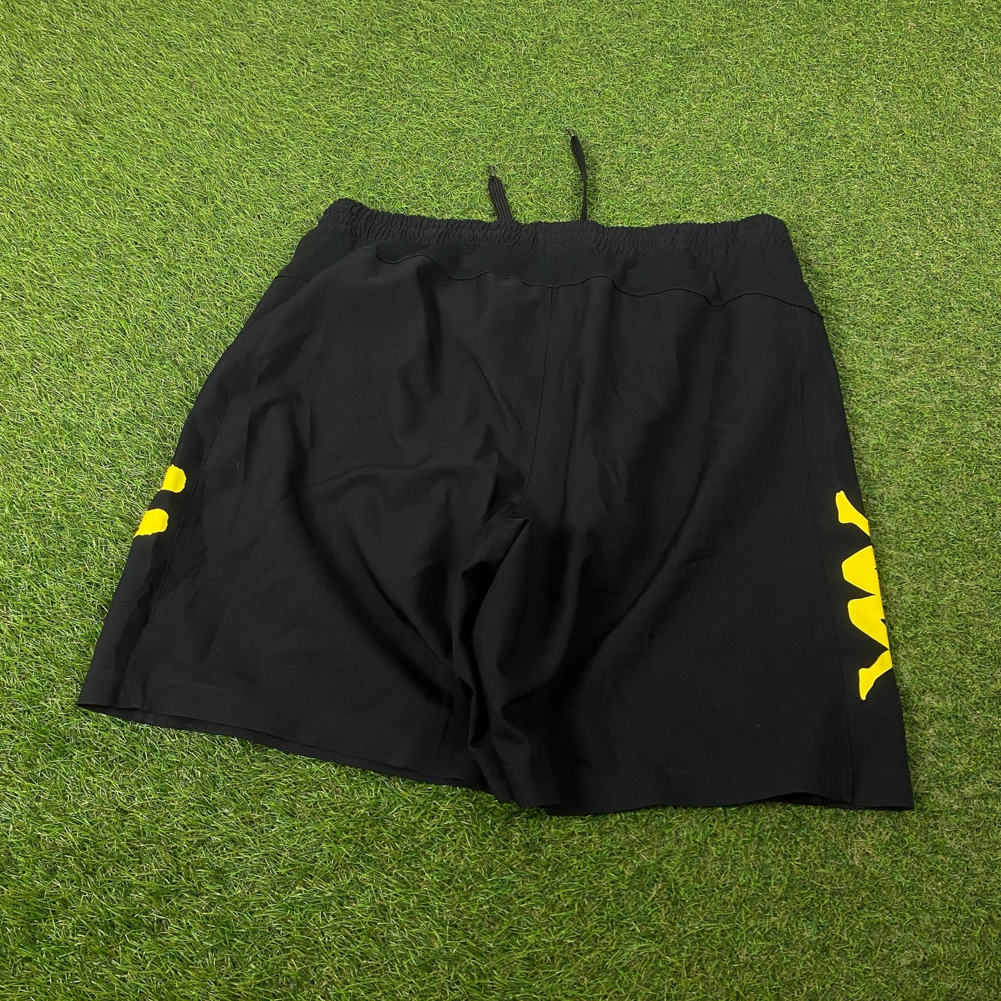 00s Kappa Borussia Dortmund Football Shorts Black Large