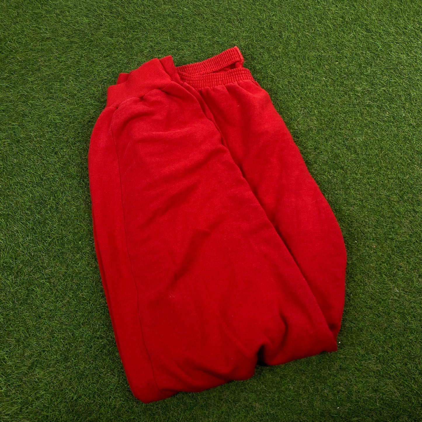 80s Nike Cotton Joggers Red XL