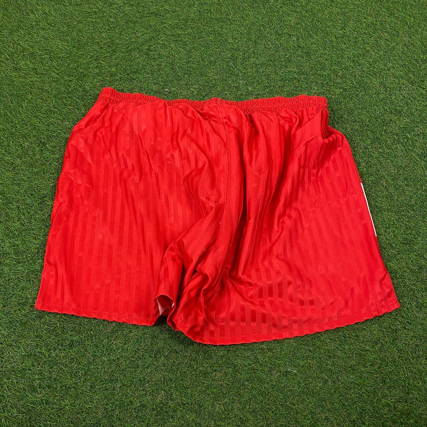 Retro Reebok Football Shorts Red XL