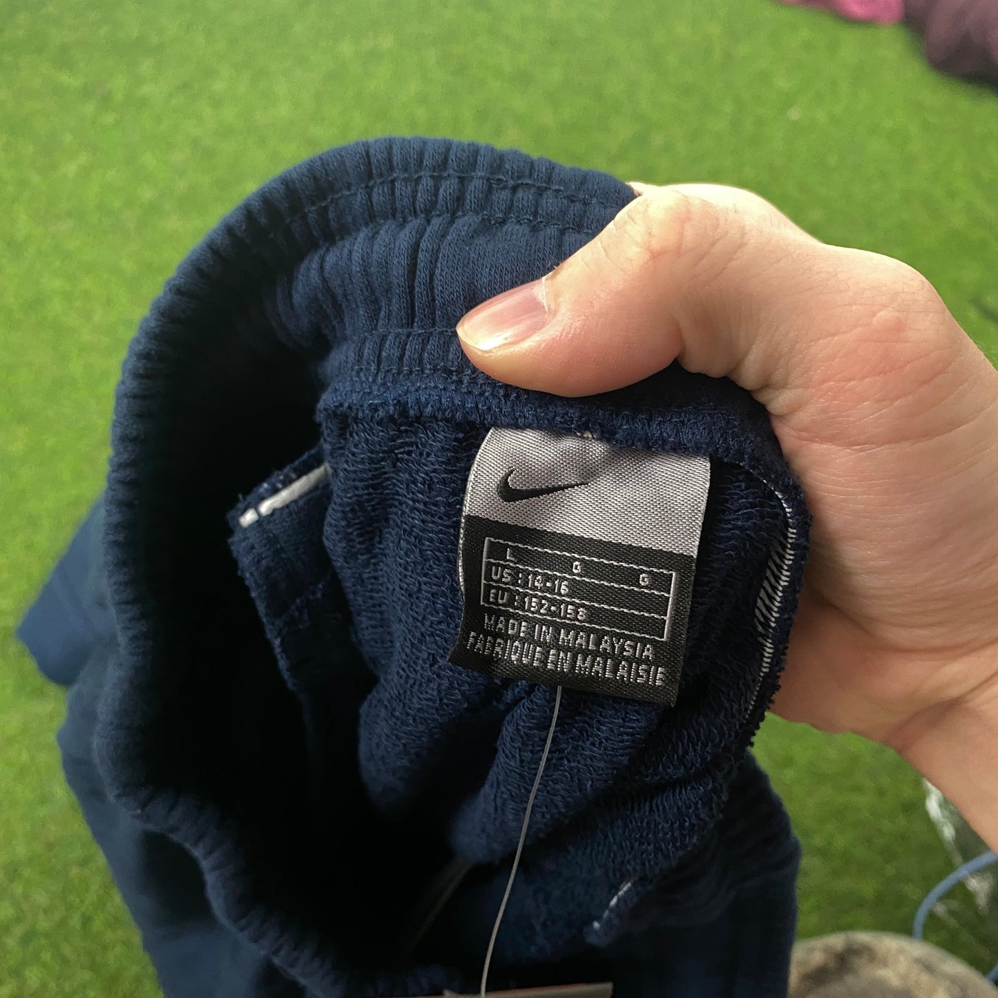 00s Nike Cotton Joggers Blue XS