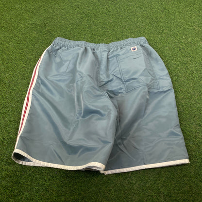 00s Nike Nylon Basketball Shorts Blue XXL