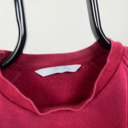 00s Nike Sweatshirt Red Large