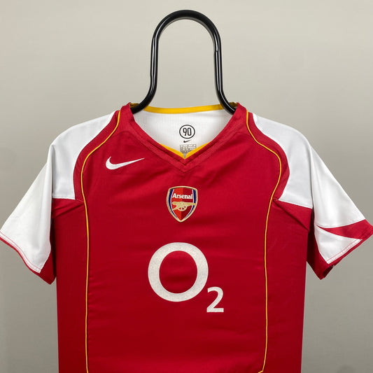 00s Nike Arsenal Football Shirt T-Shirt Red XS