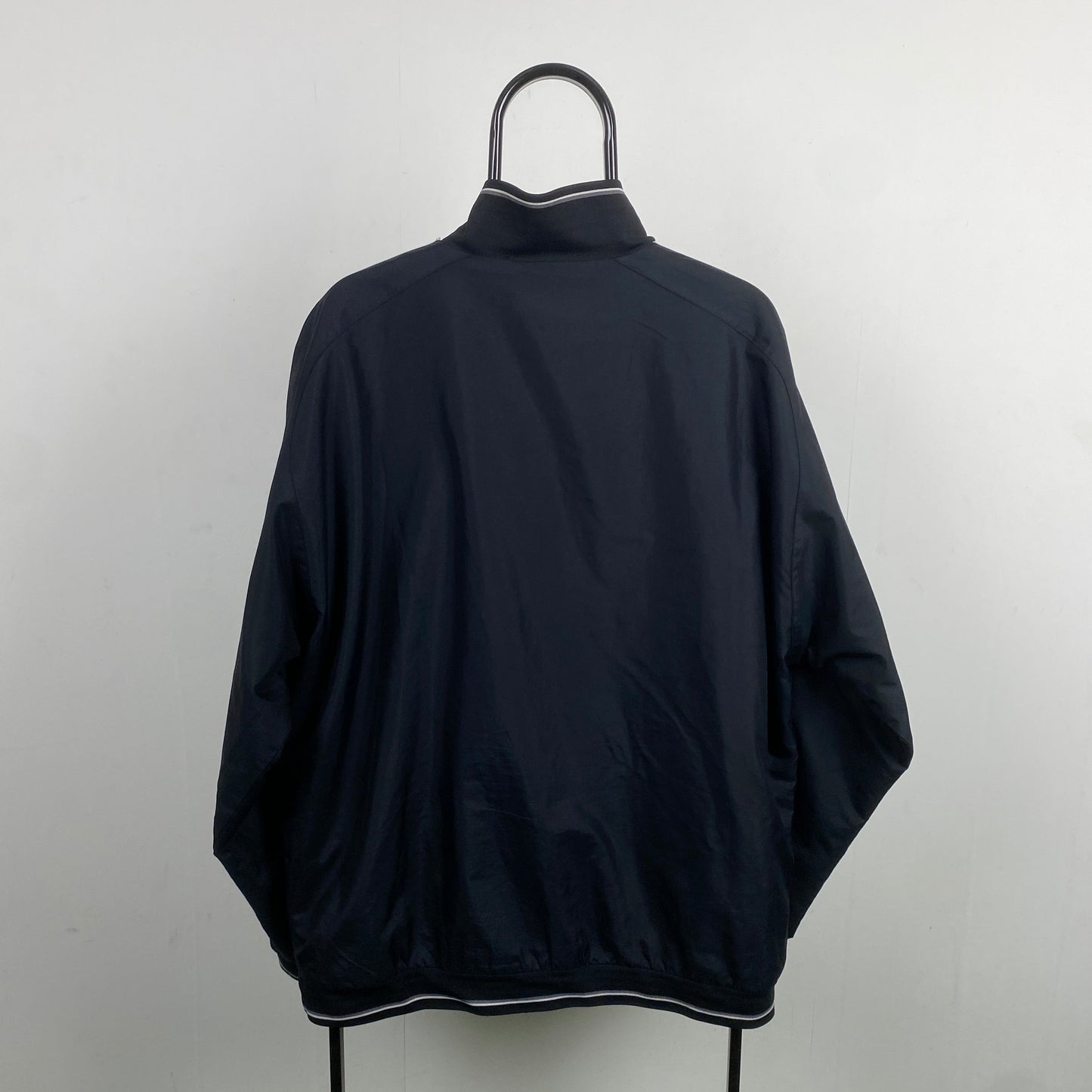 00s Nike Reversible Fleece Coat Jacket Black XL