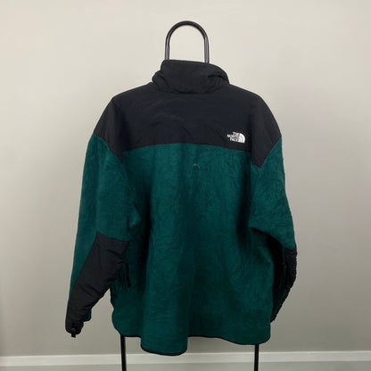 90s North Face Denali Fleece Sweatshirt Green XL