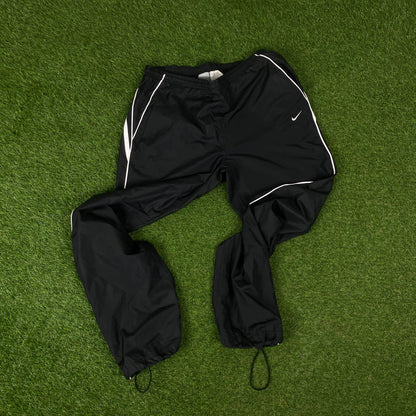 00s Nike Piping Tracksuit Jacket + Joggers Set Red Large