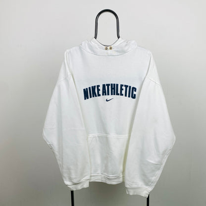 00s Nike Athletic Hoodie White XL
