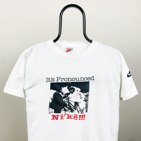 90s Nike Baseball T-Shirt White XS