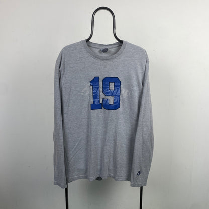00s Nike Long Sleeve T-Shirt Grey XL