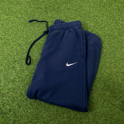 00s Nike Cotton Joggers Blue Small