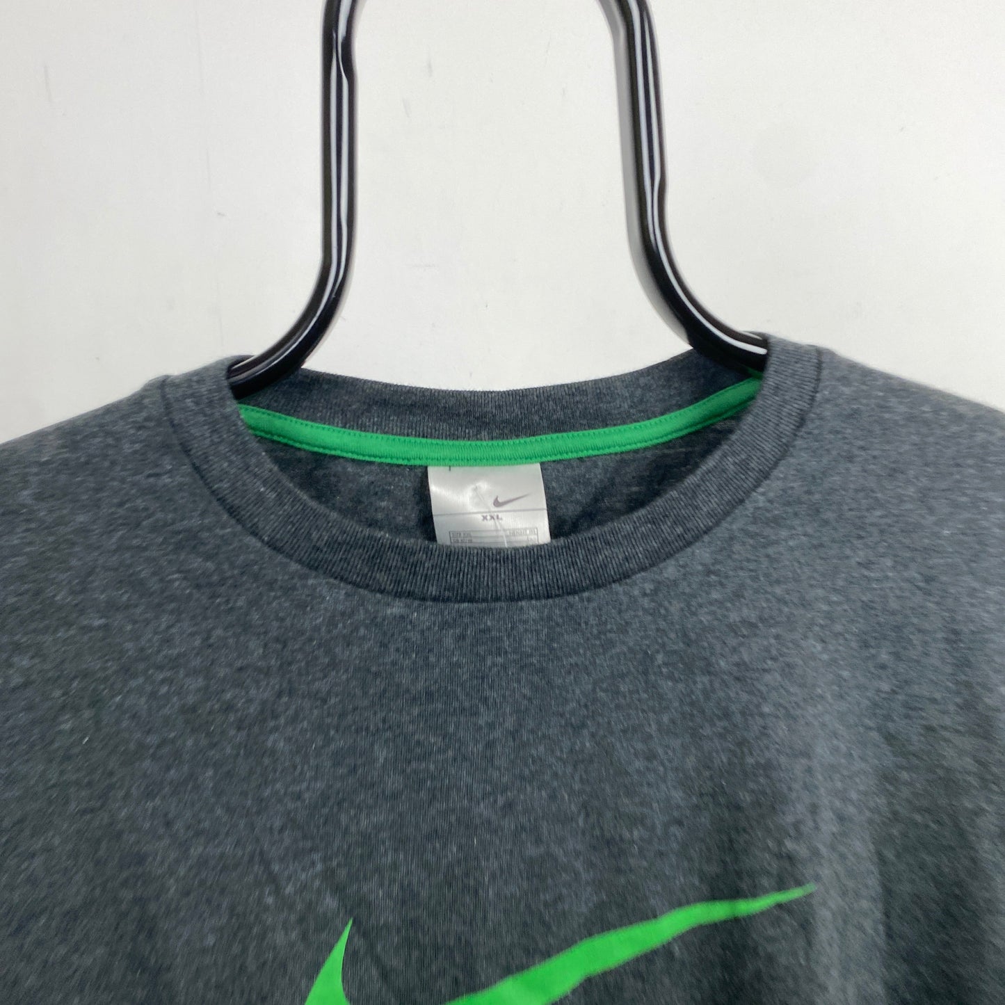 00s Nike Swoosh T-Shirt Grey XXL
