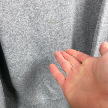 00s Nike 1/4 Zip Sweatshirt Grey XL