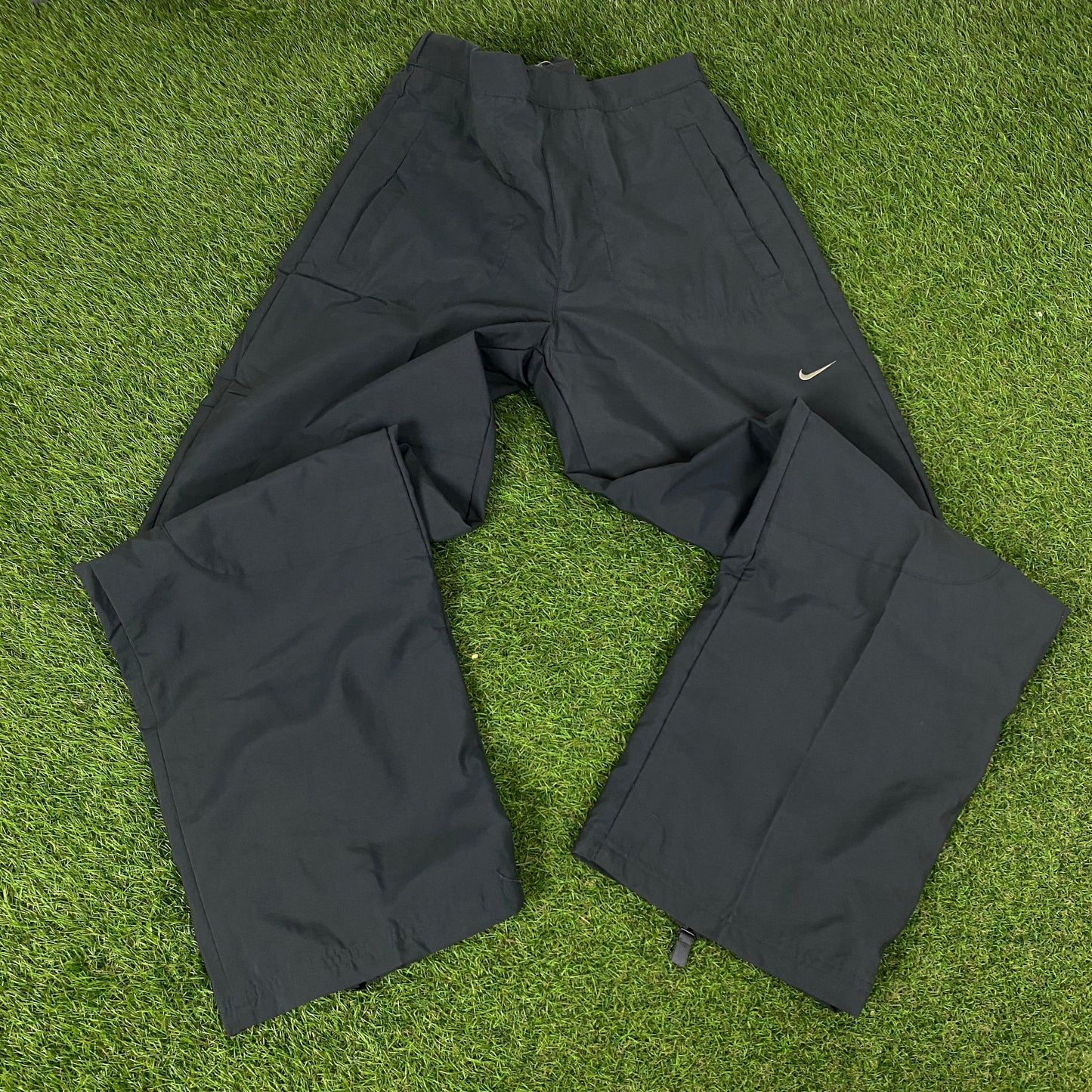 00s Nike Manchester United Windbreaker Jacket + Joggers Set Grey Small