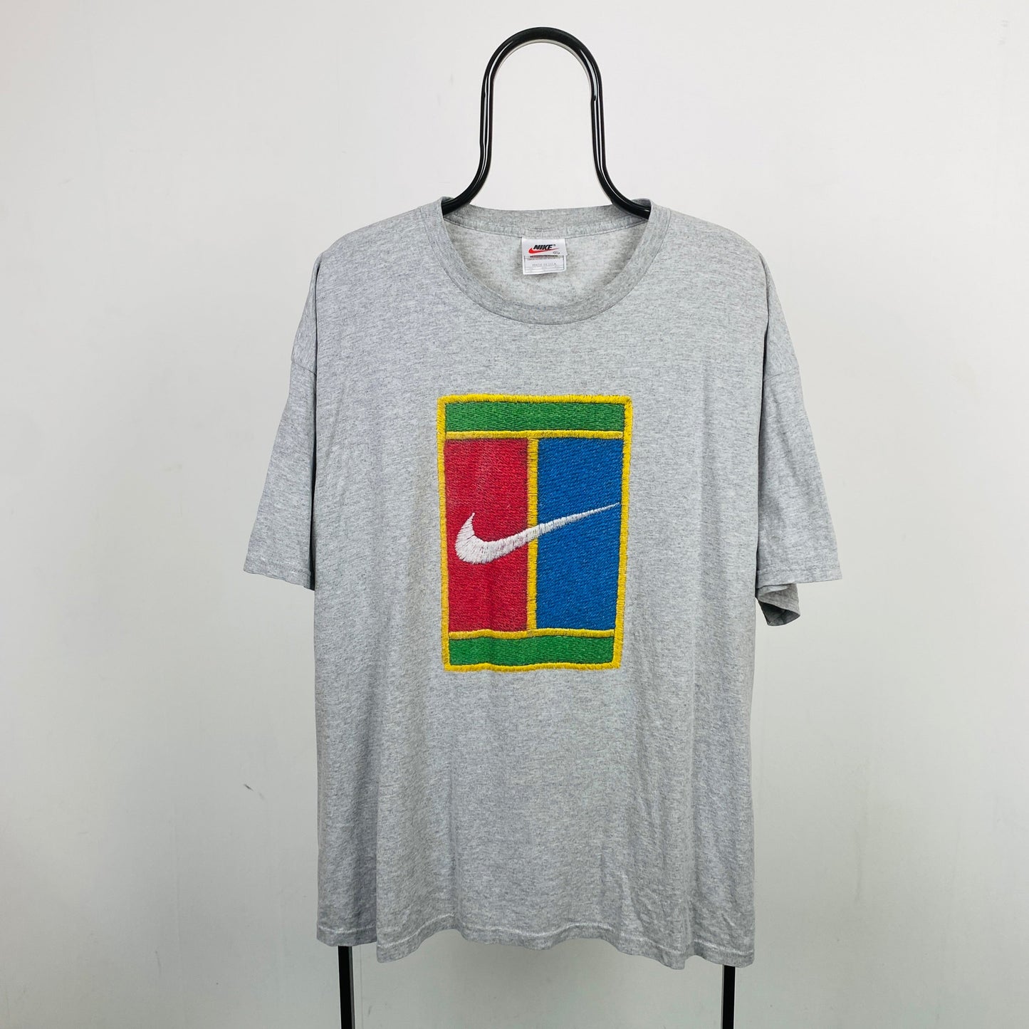 90s Nike Challenge Court T-Shirt Grey XL