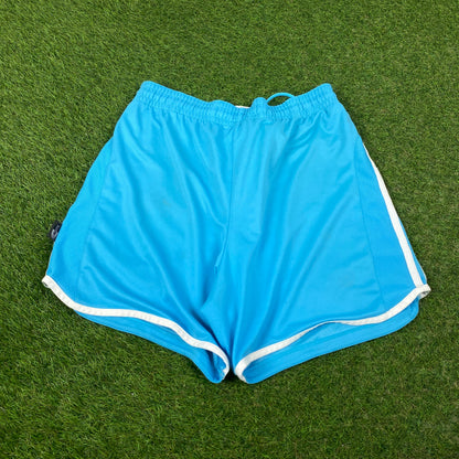 00s Adidas Marseille Football Shorts Blue Medium