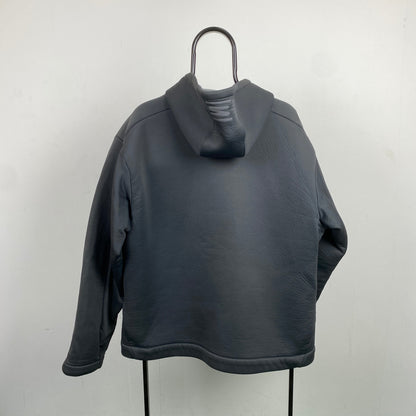 90s Nike Shox Soft Shell Hoodie Grey XL