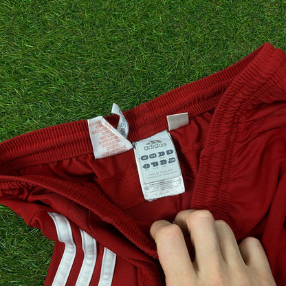 00s Adidas Bayern Munich Football Shorts Red Large