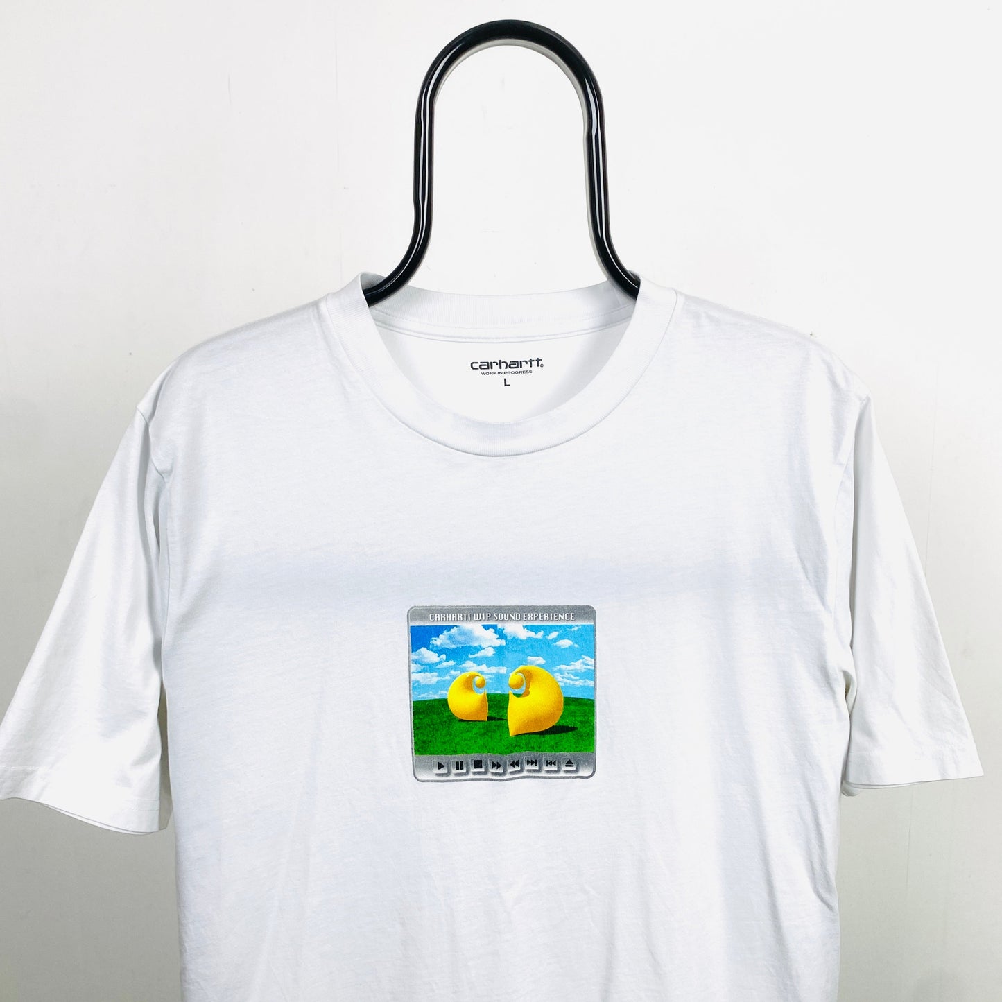 Retro Carhartt T-Shirt White Large