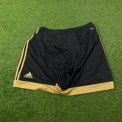 00s Adidas Feyenoord Football Shorts Black Large