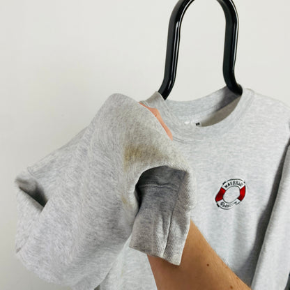 Retro Surf Sweatshirt Grey Medium