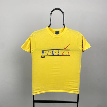 80s Nike T-Shirt Yellow XS