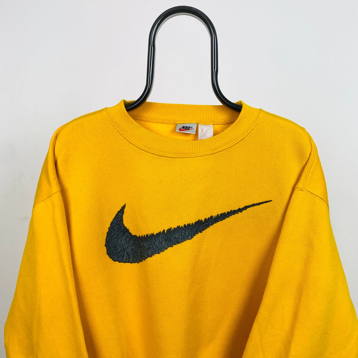 90s Nike Sweatshirt Yellow XL
