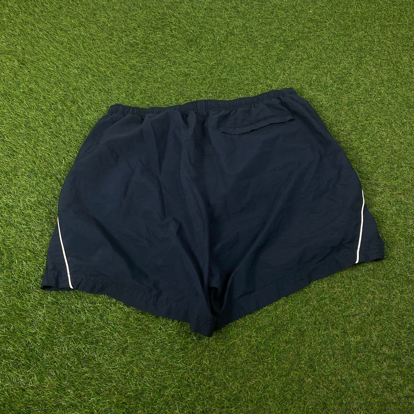 00s Nike Piping Shorts Blue Large