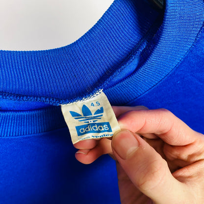 90s Adidas Ventex Vest T-Shirt Blue Medium