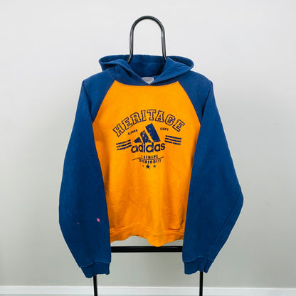 90s Adidas Hoodie Blue Medium