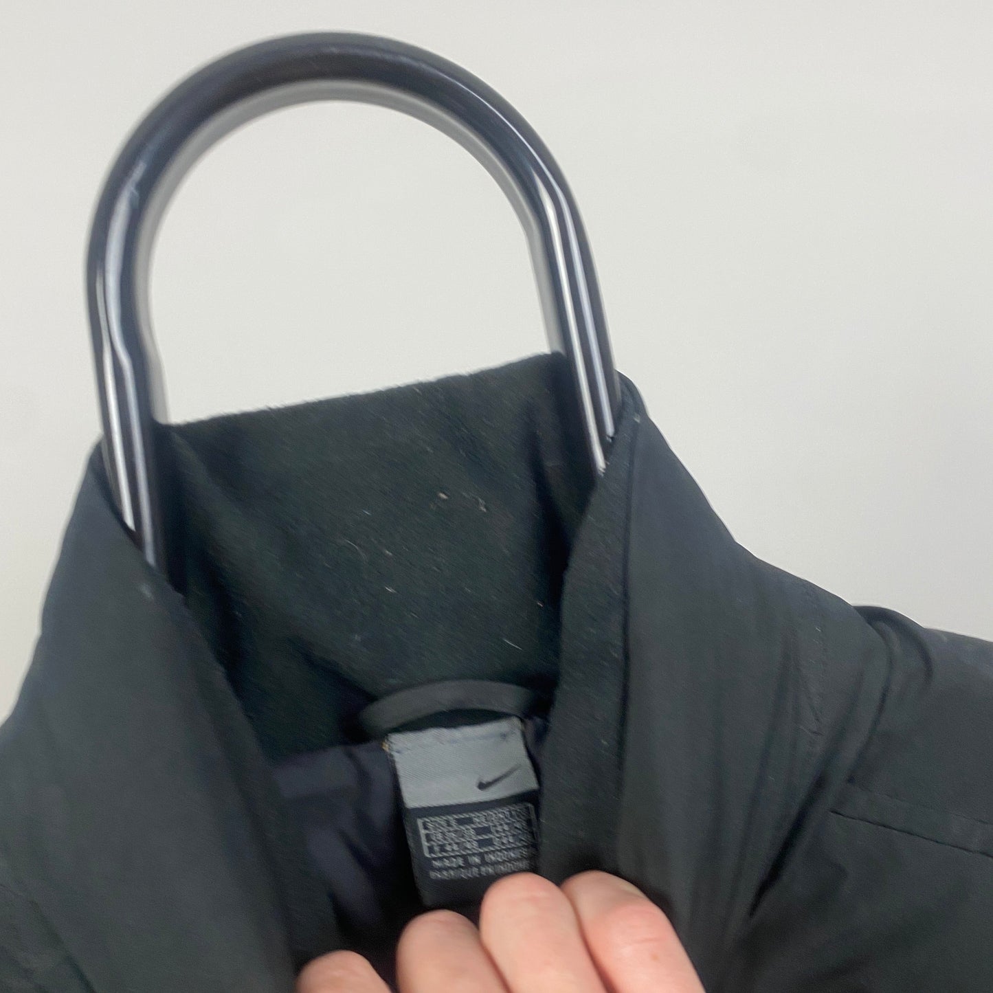 00s Nike Puffer Gilet Jacket Black Small