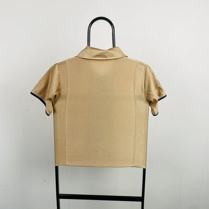 90s Nike Barcelona Football Shirt T-Shirt Gold XS