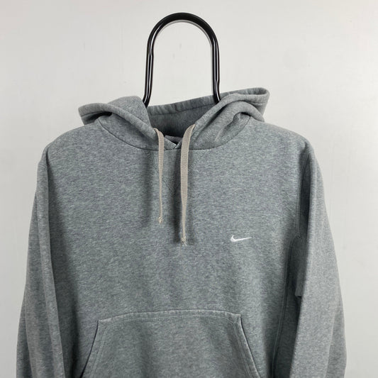 00s Nike Heavyweight Hoodie Grey Small