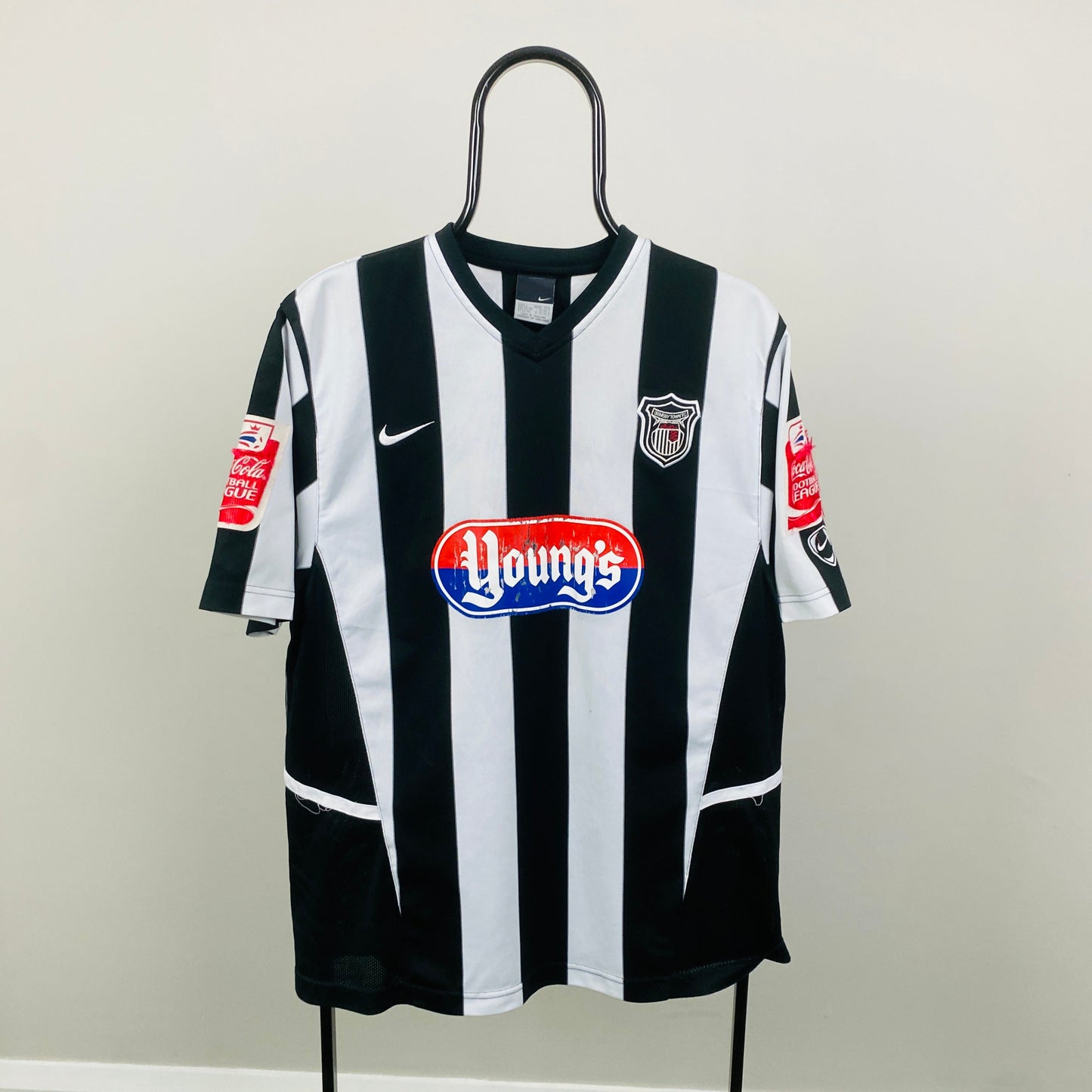 00s Nike Grimsby Football Shirt T-Shirt White Large