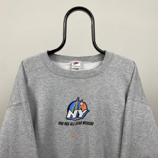1998 Nike NBA All Stars Sweatshirt Grey XL