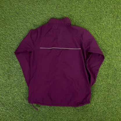 00s Nike Piping Jacket + Joggers Set Purple XS