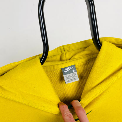 00s Nike Brazil Hoodie Yellow Small