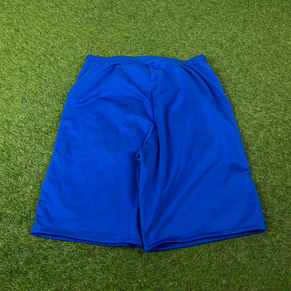 90s Nike Basketball Shorts Blue Small