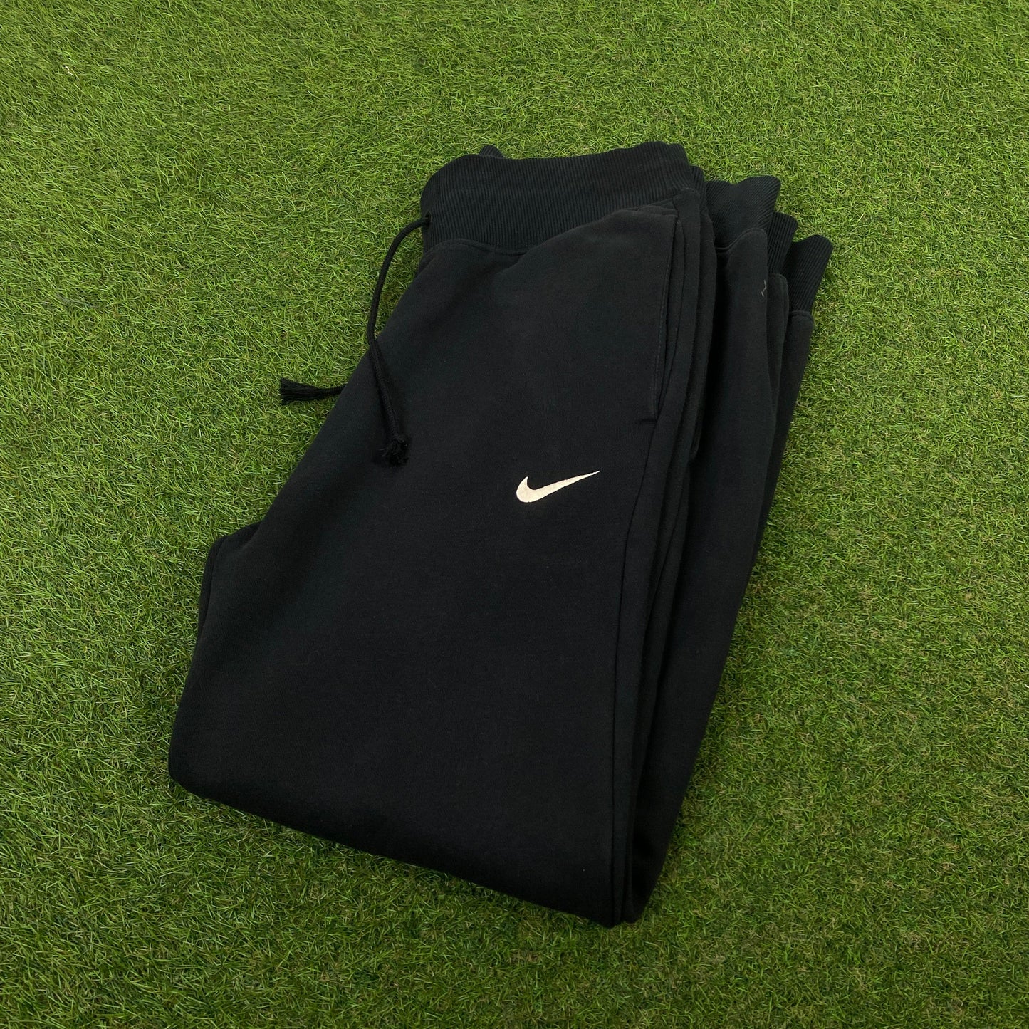 00s Nike Cotton Joggers Black Small