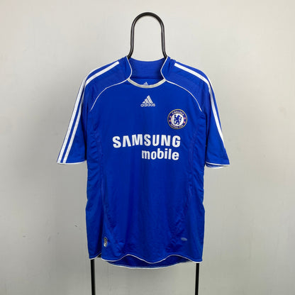 00s Adidas Terry Chelsea Football Shirt T-Shirt Blue XL