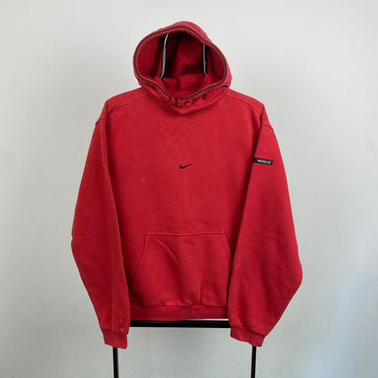 00s Nike Air Max Centre Swoosh Hoodie Red Small