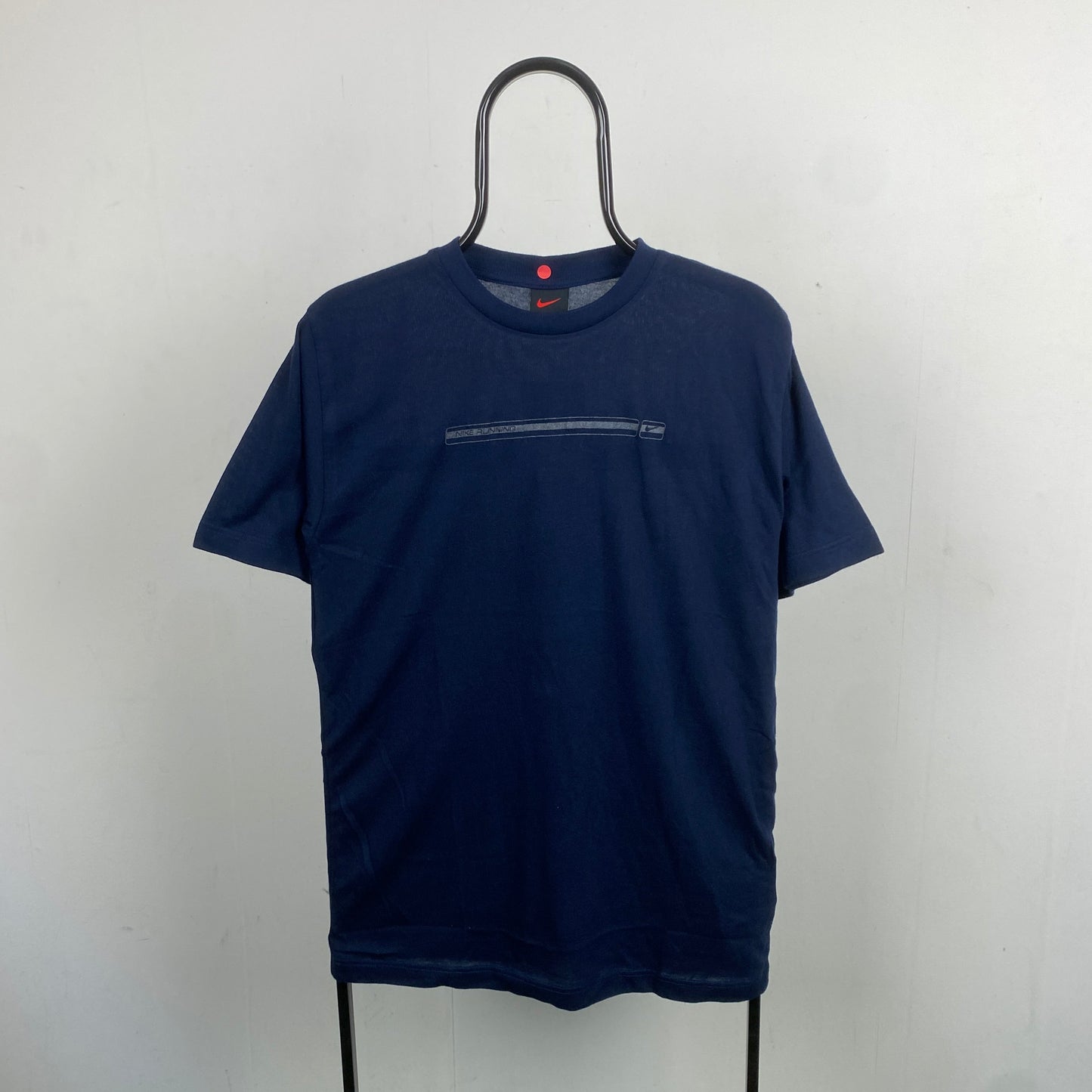 00s Nike Reflective Running T-Shirt Blue Small