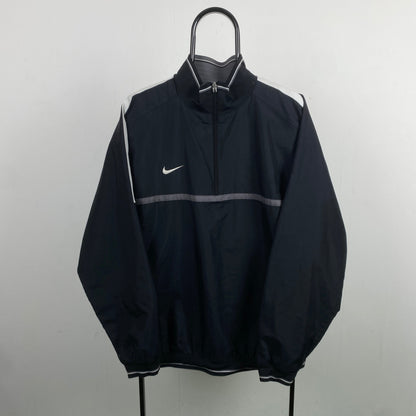 00s Nike Reversible Fleece Coat Jacket Black XL