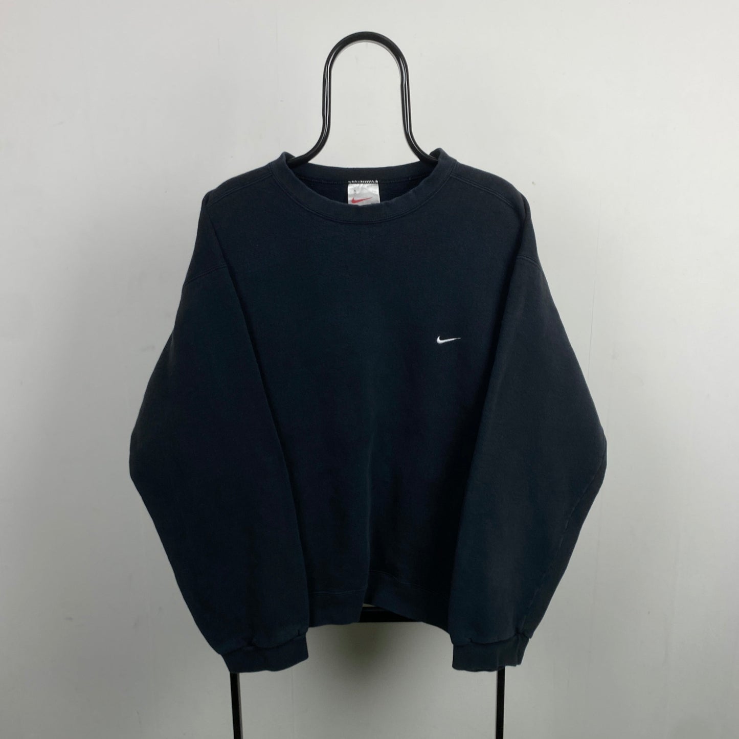 90s Nike Heavyweight Sweatshirt Black XL