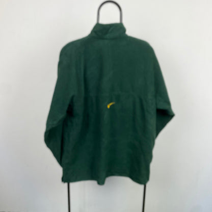 90s Nike South Africa Rugby Fleece Sweatshirt Green Large