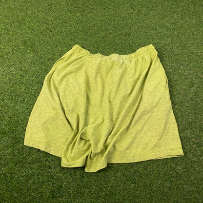 90s Adidas Cotton Trefoil Shorts Green XL